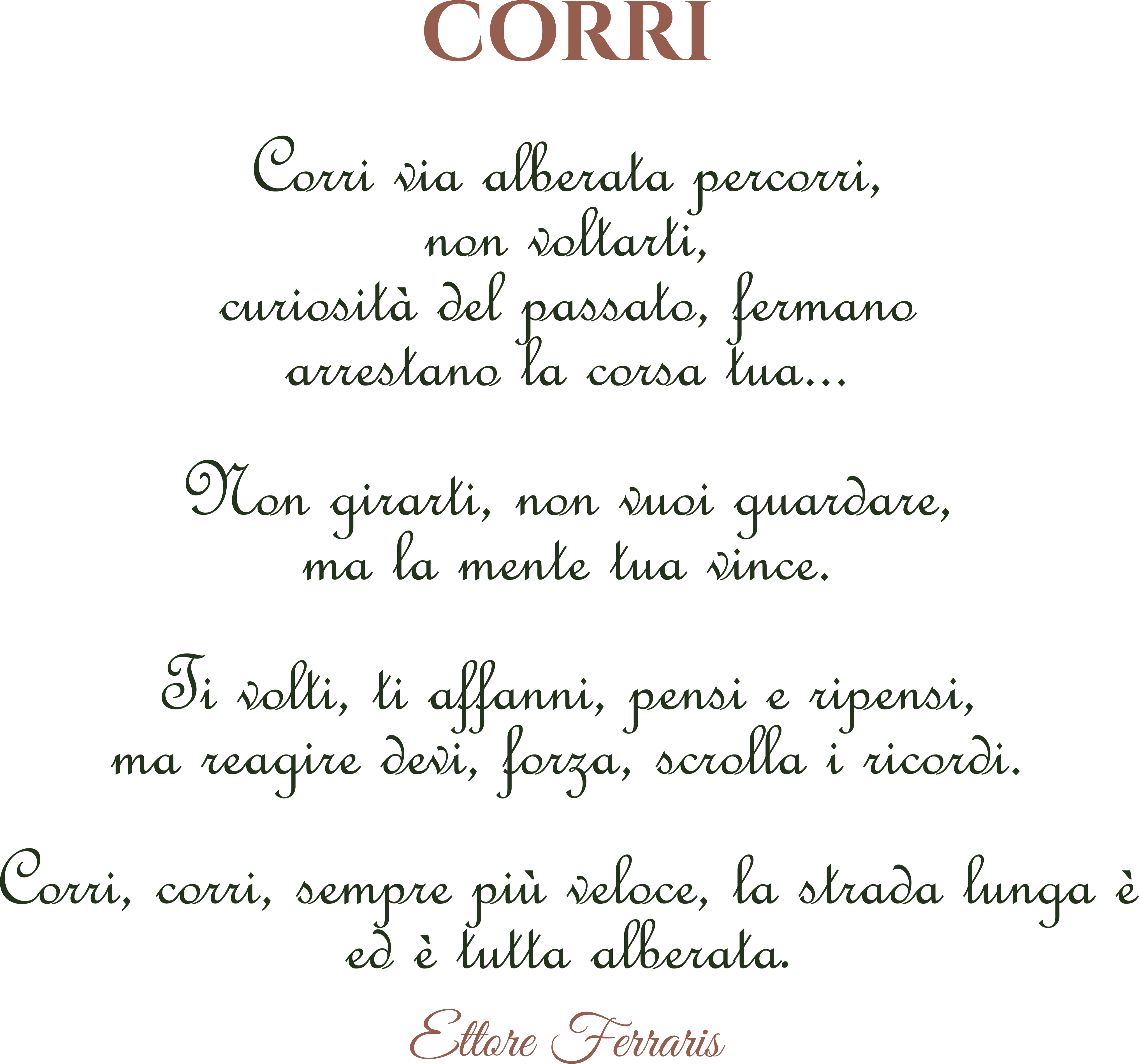 poesia di Ettore Ferraris
